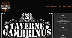 Desktop Screenshot of gambrinus-taverne.com